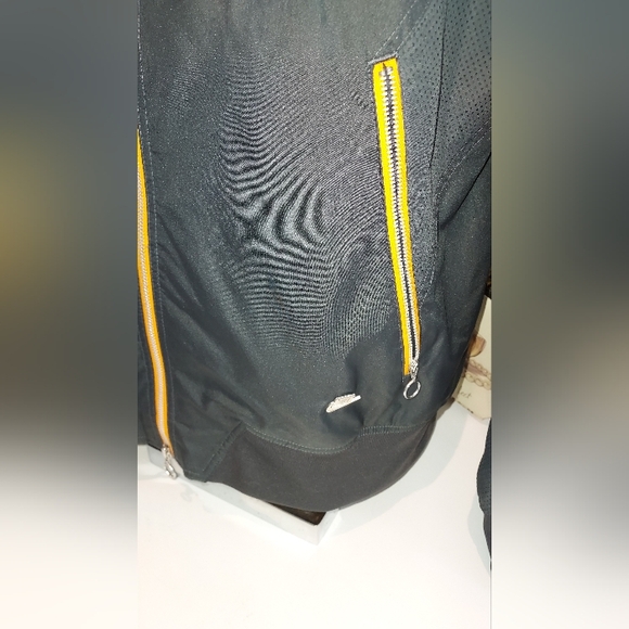 Nike Men's Collared Size XL Charcoal/Orange Wind Runner Jacet Pre-owned - Picture 5 of 10